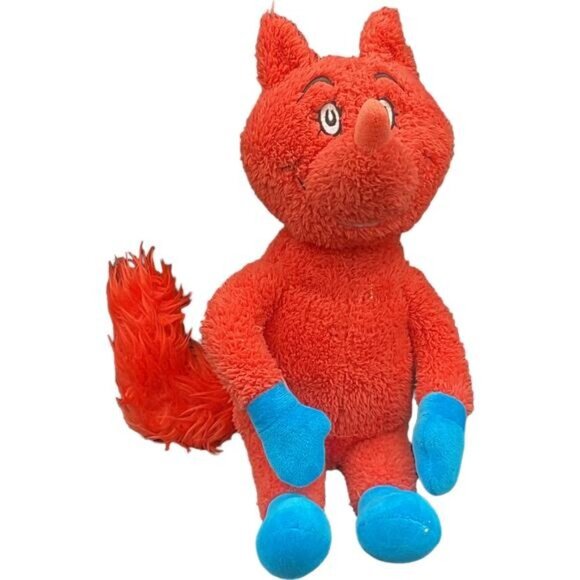 Kohls Cares Dr Seuss Fox In Socks Plush & Book Set 15" - Picture 2 of 8